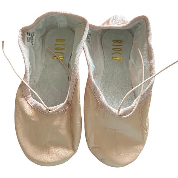 Bloch Prolite II Hybrid Pink Leather Split Sole Ballet Slippers Girls Size 12C - Picture 1 of 5